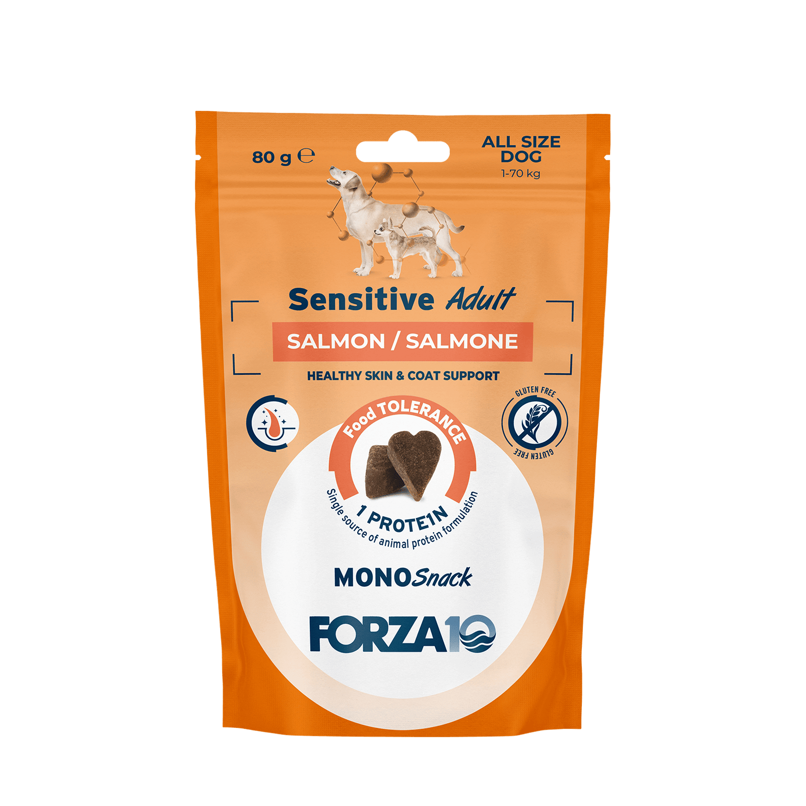 Monosnack Sensitive Adult ar lasi 80g