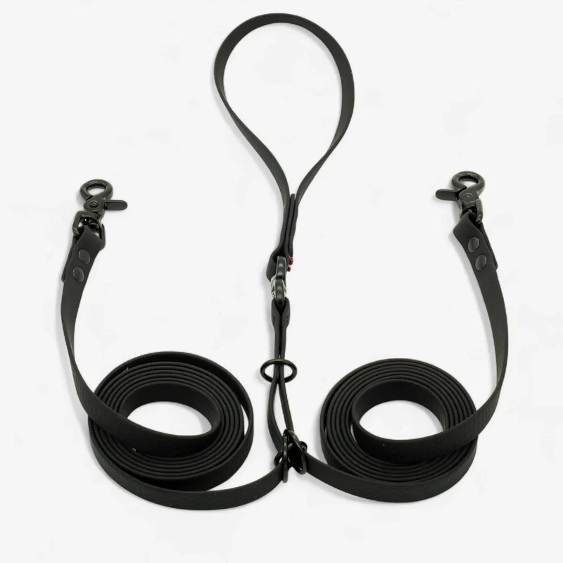 DuoFlex Hexa pavada diviem suņiem